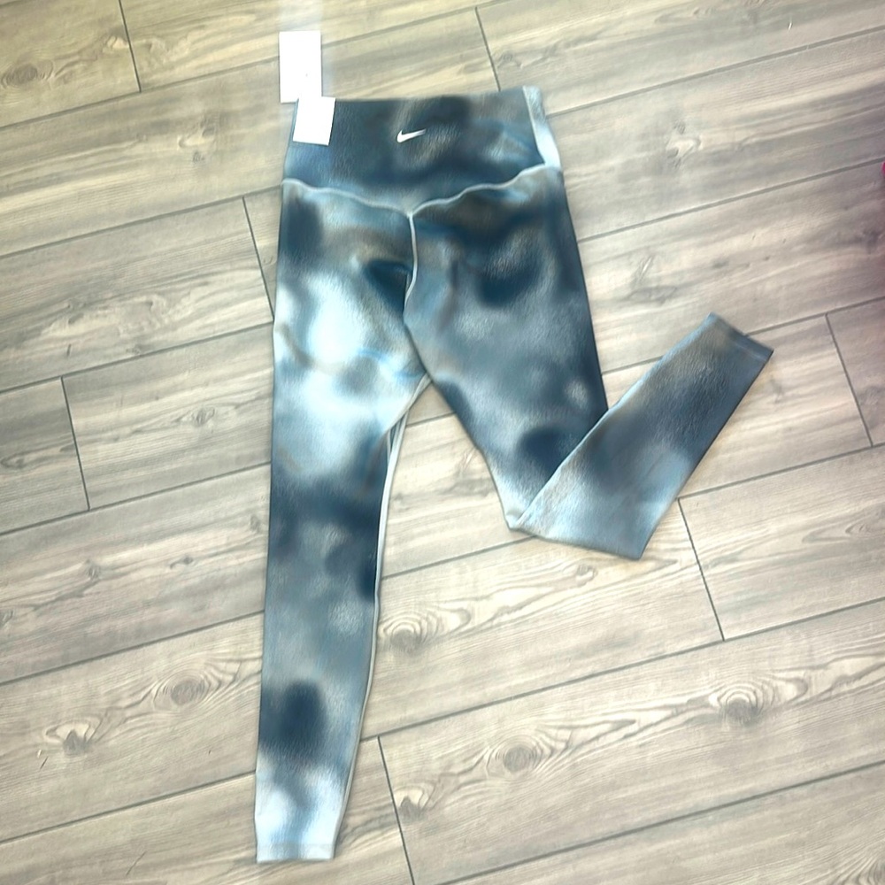 Nike Black and Gray Leggings